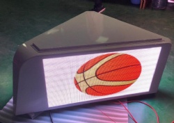 three side taxi top led display